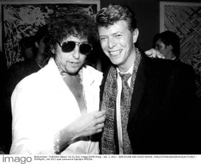 Jan. 1, 2011 - BOB DYLAN AND DAVID BOWIE. - ZUMAg49_