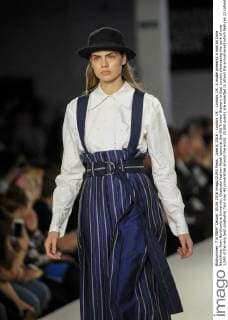 June 5, 2016 - London, UK - London, UK. A model presents a look by Dora Nachilima, from Northumbria University. Graduate Fashion Week opens at the Old Truman Brewery in East London showcasing the work of over 1,000 of the very best graduates from over 40 universities around the world. 30,000 guests are expected to attend the annual event which features 22 catwalk shows and more. London UK  - ZUMAl94_