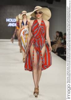 London, UK. 6 June 2016. A model walks the runway showcasing the fashion collection by Holly Marie Anderson from the University of the Arts at Bournemouth during Graduate Fashion Week 2016. GFW takes place at the Old Truman Brewery from 5 to 8 June 2016. Bournemouth, Graduate Fashion Week 2016 