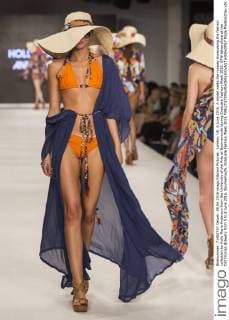 London, UK. 6 June 2016. A model walks the runway showcasing the fashion collection by Holly Marie Anderson from the University of the Arts at Bournemouth during Graduate Fashion Week 2016. GFW takes place at the Old Truman Brewery from 5 to 8 June 2016. Bournemouth, Graduate Fashion Week 2016 