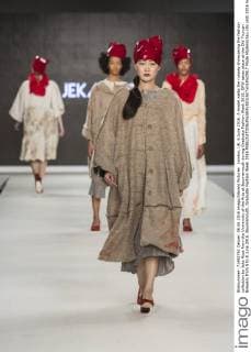 London, UK. 6 June 2016. A model walks the runway showcasing the fashion collection by Jeka Ross from the University of the Arts at Bournemouth during Graduate Fashion Week 2016. GFW takes place at the Old Truman Brewery from 5 to 8 June 2016. Bournemouth, Graduate Fashion Week 2016 