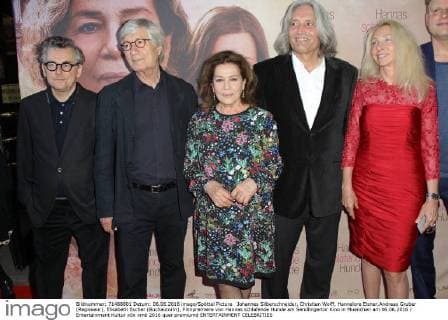 Johannes Silberschneider, Christian Wolff, Hannelore Elsner,Andreas Gruber (Regisseur), Elisabeth Escher (Buchautorin), Filmpremiere von Hannas schlafende Hunde am Sendlingertor Kino in Muenchen am 06.06.2016