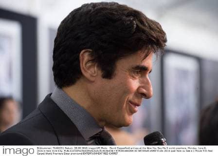 David Copperfield arrives at the Now You See Me 2 world premiere, Monday, June 6, 2016 in New York City.  NYP201604269150 BRYANxR.xSMITH