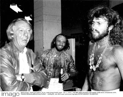 Jan. 1, 2011 - THE BEE GEES.MAURICE AND BARRY GIBB WITH STIGWOOD.1979. - ZUMAg49_