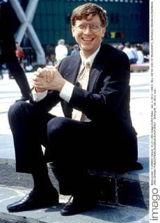 IMAGO History, 250 Jahre USA, Digitales Zeitalter: Entwicklung des Internets und Aufstieg von Silicon Valley Jan. 1, 2011 - L5510 .BILL GATES (CEO OF MICROSOFT). ROMUALD MEIGNEUX IMAPRESS 1993.3042803 - ZUMAg49_