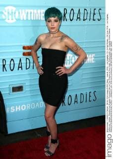 June 6, 2016 - Los Angeles, CA, United States - 06 June 2016 - Los Angeles, California - Halsey. Roadies Los Angeles Premiere held at The Theatre at Ace Hotel. Photo Credit: Los Angeles United States - ZUMAa123