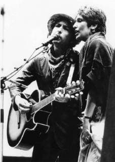 Jan. 1, 2011 - BOB DYLAN AND JOAN BAEZ IN HAMBURG1984. - ZUMAg49_