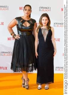 Dascha Polanco und Yael Stone - Europapremiere der 4.Netflix-Staffel von ORANGE IS THE NEW BLACK in Berlin am 07.06.2016. Netflix Europapremiere ORANGE IS THE NEW BLACK