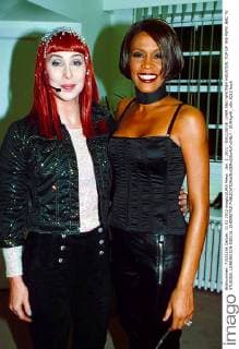 Jan. 1, 2011 - EXCLUSIVE .CHER AND WHITNEY HOUSTON. TOP OF THE POPS .BBC TV STUDIOS, LONDON.C N-035116. CHERRETRO - ZUMAg49_