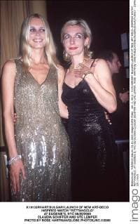 Jan. 1, 2011 - K19133RHART:BULGARI LAUNCH OF NEW ART-DECO. INSPIRED WATCH RETTANGOLO .AT EUGENIE S, NYC 06 20 2000.CLAUDIA SCHIFFER AND UTE LEMPER. ROSE HARTMAN 2000 - ZUMAg49_