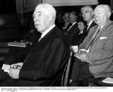 Jan. 1, 2011 - NIELS BOHR, FAMOUS DANISH SCIENTIST.11 6 1962.SUPPLIED BY - ZUMAg49_