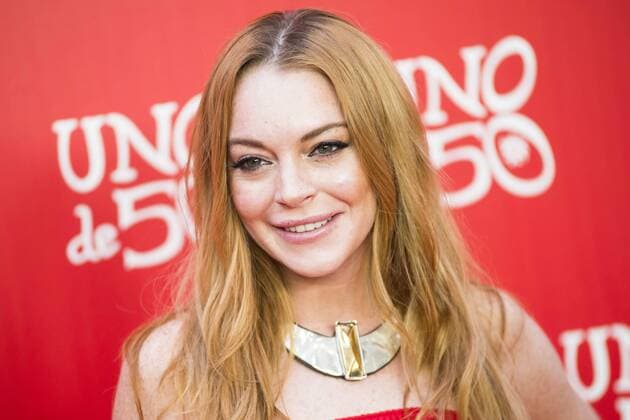 UNO de 50 in Madrid American actress Lindsay Lohan attend to the 20th anniversary of UNOde50 at Palacio de Saldaña in Madrid. June 09. 2016.  (201606009035)