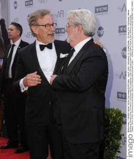 June 9, 2016 - Hollywood, CA, United States - 09 June 2016 - Hollywood. Steven Spielberg, George Lucas. Arrivals for the American Film Institute s 44th Life Achievement Award Gala Tribute to John Williams held at Dolby Theater. Photo Credit: Hollywood United States - ZUMAa123