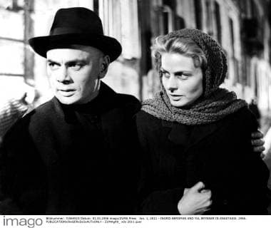 OSCARS. Beste Hauptdarstellerin. Preisträgerinnen 1951-1960 Jan. 1, 2011 - INGRID BERGMAN AND YUL BRYNNER IN ANASTASIA .1956. - ZUMAg49_