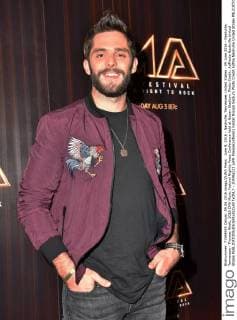 June 9, 2016 - Nashville, Tennessee, United States - 09 June 2016 - Nashville, Tennessee - Thomas Rhett. 2016 CMA Music Festival Nightly Press Conference held at Nissan Stadium. Photo Credit: AdMedia Nashville United States - ZUMAa123
