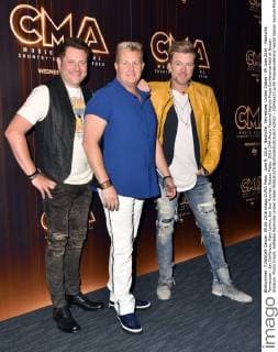 June 9, 2016 - Nashville, Tennessee, United States - 09 June 2016 - Nashville, Tennessee - Jay DeMarcus, Gary LeVox, Joe Don Rooney, Rascal Flatts. 2016 CMA Music Festival Nightly Press Conference held at Nissan Stadium. Photo Credit: AdMedia Nashville United States - ZUMAa123