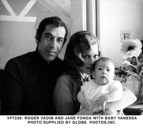 Jan. 1, 2011 - VF7228: ROGER VADIM AND JANE FONDA WITH BABY VANESSA. SUPPLIED BY - ZUMAg49_
