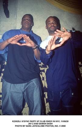 Jan. 1, 2011 - K2382SJ: N SYNC PARTY AT CLUB ONE51 IN NYC. 11 09 20.JAY Z AND DAMON DASH. SARA JAYE 2000 - ZUMAg49_