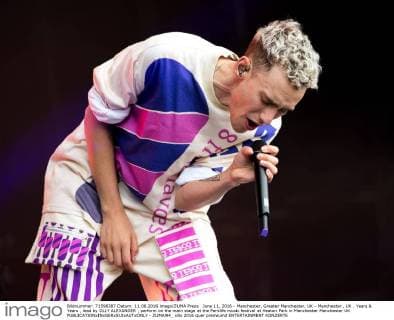 June 11, 2016 - Manchester, Greater Manchester, UK - Manchester , UK . Years & Years , lead by OLLY ALEXANDER , perform on the main stage at the Parklife music festival at Heaton Park in Manchester Manchester UK  - ZUMAl94_