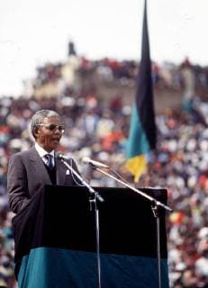 IMAGO History, Ende der Apartheid in Südafrika: 1990-1994 Jan. 1, 2011 - F9484.NELSON MANDELA RALLY 1990. - ZUMAg49_