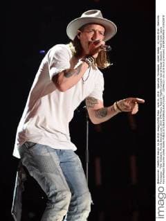 June 11, 2016 - Nashville, Tennessee, United States - 11 June 2016 - Nashville, Tennessee - Tyler Hubbard, Florida Georgia Line. 2016 CMA Music Festival Nightly Concert held at Nissan Stadium. Photo Credit: Laura Farr AdMedia Nashville United States - ZUMAa123