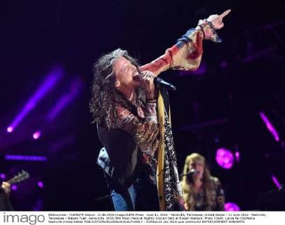 June 11, 2016 - Nashville, Tennessee, United States - 11 June 2016 - Nashville, Tennessee - Steven Tyler, Aerosmith. 2016 CMA Music Festival Nightly Concert held at Nissan Stadium. Photo Credit: Laura Farr AdMedia Nashville United States - ZUMAa123