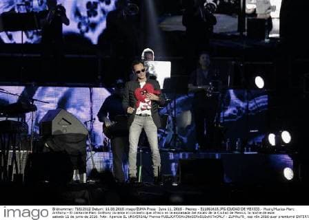 June 11, 2016 - Mexico - E11061616.JPG.CIUDAD DE MEXICO.- Music Musica-Marc Anthony.- El cantante Marc Anthony durante el concierto que ofrecio en la explanada del zocalo de la Ciudad de Mexico, la noche de este sabado 11 de junio de 2016. Foto: Agencia EL UNIVERSAL Mexico  - ZUMAu78_
