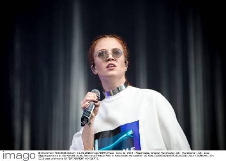 June 12, 2016 - Manchester, Greater Manchester, UK - Manchester , UK . Jess Glynne performs at the Parklife music festival at Heaton Park in Manchester Manchester UK  - ZUMAl94_