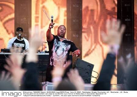 June 12, 2016 - Manchester, Greater Manchester, UK - Manchester , UK . Busta Rhymes performs on the Ram Jam stage at the Parklife music festival at Heaton Park in Manchester Manchester UK  - ZUMAl94_
