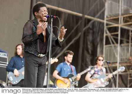 June 12, 2016 - Manchester, Tennessee, U.S - Singer CHARLES BRADLEY performs live at Great Stage Park during Bonnaroo Music and Arts Festival in Manchester, Tennessee Manchester U.S. - ZUMAs135