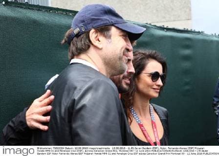 12.06.2016 - (L-R) Javier Bardem (ESP), Actor, Fernando Alonso (ESP) McLaren Honda MP4-31 and Penelope Cruz (ESP), actress Canadian Grand Prix, Montreal 09 - 12 June 2016 