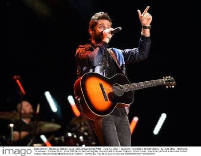 June 12, 2016 - Nashville, Tennessee, United States - 12 June 2016 - Nashville, Tennessee - Thomas Rhett. 2016 CMA Music Festival Nightly Concert held at Nissan Stadium. Photo Credit: Laura Farr AdMedia Nashville United States - ZUMAa123