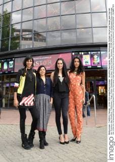 Anushka Manchanda, Rajshri Deshpande, Pavleen Gujral und Sarah-Jane Dias bei der Premiere des Kinofilms 7 Göttinnen Angry Indian Goddesses im Astor Grand Cinema. Hannover, 13.06.2016 Foto:xC.xNiehausx xFuturexImage