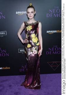 June 14, 2016 - Hollywood, California, U.S. - Elle Fanning arrives for the premiere of the film The Neon Demon at the Cinema Dome theater. Hollywood U.S. - ZUMAo05_