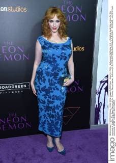 June 14, 2016 - Hollywood, California, U.S. - Christina Hendricks arrives for the premiere of the film The Neon Demon at the Cinema Dome theater. Hollywood U.S. - ZUMAo05_