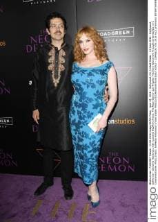 June 14, 2016 - Hollywood, CA, United States - 14 June 2016 - Hollywood, California - Christina Hendricks with husband Geoffrey Arend. The Neon Demon Los Angeles Premiere held at the ArcLight CinemasÃ¢â‚¬â ¢ Cinerama Dome. Photo Credit: AdMedia Hollywood United States - ZUMAa123