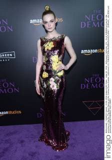 June 14, 2016 - Hollywood, California, U.S. - ELLE FANNING arrives for the premiere of the film The Neon Demon at the Cinema Dome theater. Hollywood U.S. - ZUMAo05_