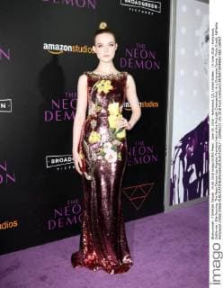 June 14, 2016 - Hollywood, CA, United States - 14 June 2016 - Hollywood, California - Elle Fanning. The Neon Demon Los Angeles Premiere held at the ArcLight CinemasÃ¢â‚¬â ¢ Cinerama Dome. Photo Credit: AdMedia Hollywood United States - ZUMAa123