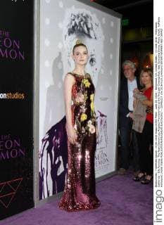 June 14, 2016 - Hollywood, CA, United States - 14 June 2016 - Hollywood, California - Elle Fanning. The Neon Demon Los Angeles Premiere held at the ArcLight CinemasÃ¢â‚¬â„¢ Cinerama Dome. Photo Credit: AdMedia Hollywood United States - ZUMAa123