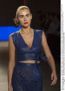 Rio Fashion - Patricia Vieira Modenschau JANUARY RJ DE JANEIRO - 15 06 2016: RIO RIO FASHION - 1st day of Patricia Vieira brand Parade during Rio Fashion Rio which takes place at Pier Maua between 15 and 17 June.  CelsoxPupo
