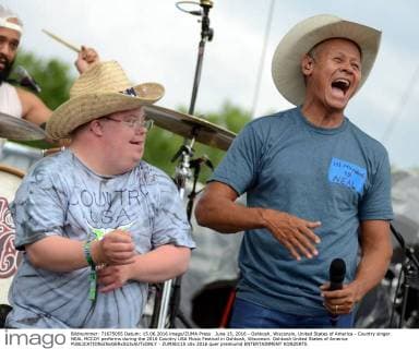 June 15, 2016 - Oshkosh, Wisconsin, United States of America - Country singer NEAL MCCOY performs during the 2016 Country USA Music Festival in Oshkosh, Wisconsin. Oshkosh United States of America - ZUMAb115