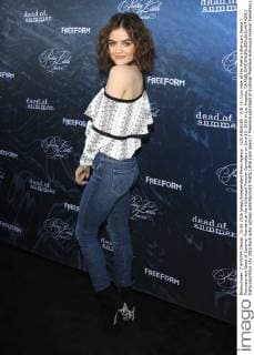 LOS ANGELES - JUN 15: Lucy Hale at the Pretty Little Liars Seaon 7 Premiere and Dead of Summer Premeire at the Hollywood Forever Cemetary on June 15, 2016 in Los Angeles, CA  KathyxHutchins