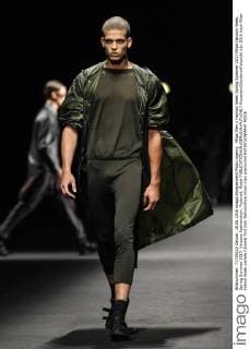 Milan Men s Fashion Week Spring Summer 2017 Milan Fashion Week, Spring Summer 2017. Versace Fashionshow. Pictured: Model  RiccardoxGiordanoxFotosicki