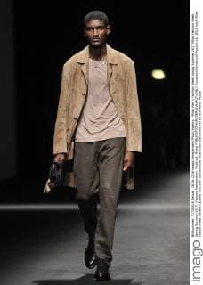Milan Men s Fashion Week Spring Summer 2017 Milan Fashion Week, Spring Summer 2017. Versace Fashionshow. Pictured: Model  RiccardoxGiordanoxFotosicki