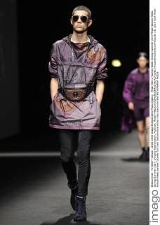 Milan Men s Fashion Week Spring Summer 2017 Milan Fashion Week, Spring Summer 2017. Versace Fashionshow. Pictured: Model  RiccardoxGiordanoxFotosicki