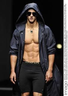 Milan Men s Fashion Week Spring Summer 2017 Milan Fashion Week, Spring Summer 2017. Versace Fashionshow. Pictured: Model  RiccardoxGiordanoxFotosicki