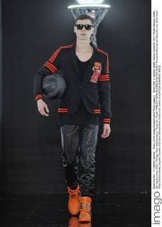 Milan Men s Fashion Week Spring Summer 2017 Milan Fashion Week, Spring Summer 2017. Philipp Plein Fashionshow. Pictured: Model  RiccardoxGiordanoxFotosicki