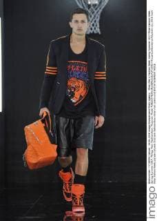 Milan Men s Fashion Week Spring Summer 2017 Milan Fashion Week, Spring Summer 2017. Philipp Plein Fashionshow. Pictured: Model  RiccardoxGiordanoxFotosicki