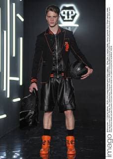 Milan Men s Fashion Week Spring Summer 2017 Milan Fashion Week, Spring Summer 2017. Philipp Plein Fashionshow. Pictured: Model  RiccardoxGiordanoxFotosicki