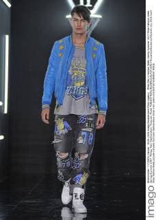 Milan Men s Fashion Week Spring Summer 2017 Milan Fashion Week, Spring Summer 2017. Philipp Plein Fashionshow. Pictured: Model  RiccardoxGiordanoxFotosicki